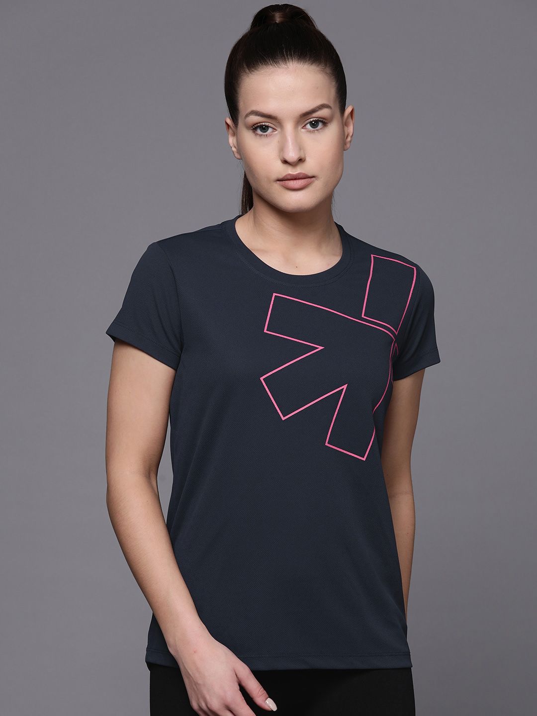 HRX by Hrithik Roshan Printed Rapid-Dry Training T-shirt