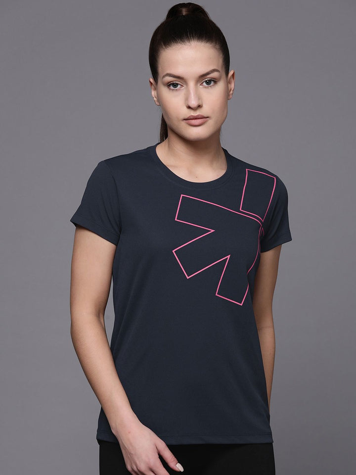 HRX by Hrithik Roshan Printed Rapid-Dry Training T-shirt
