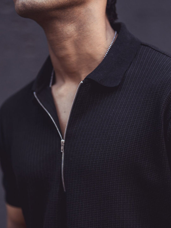 Powerlook Henley Neck Long Sleeves Cotton T-shirt
