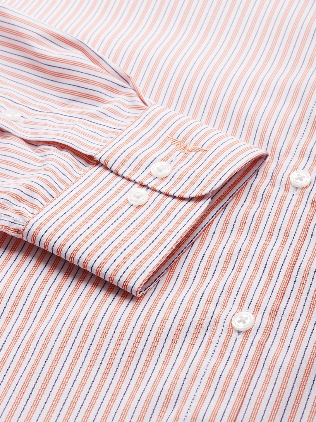 Park Avenue Slim Fit Striped Formal Shirt