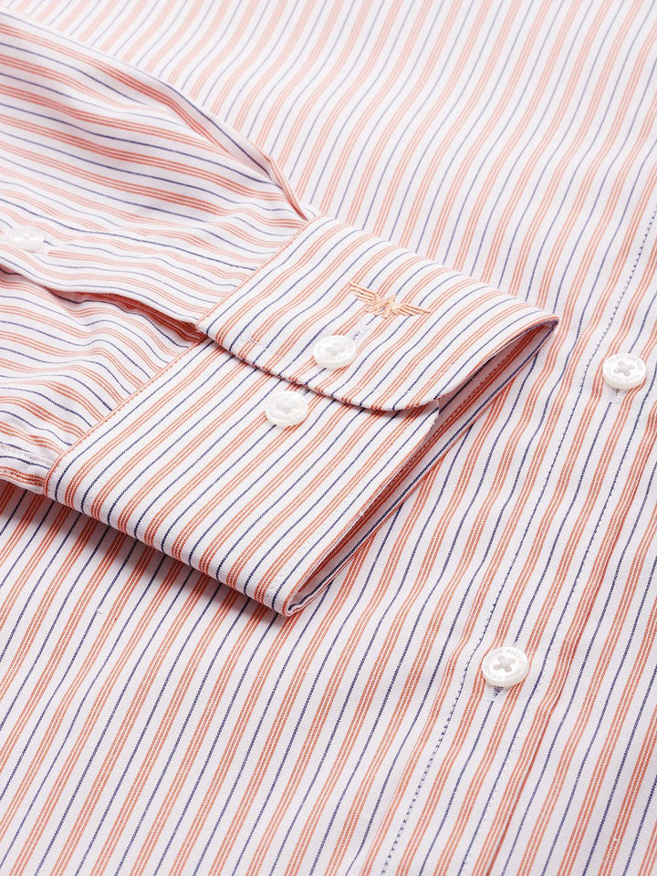 Park Avenue Slim Fit Striped Formal Shirt