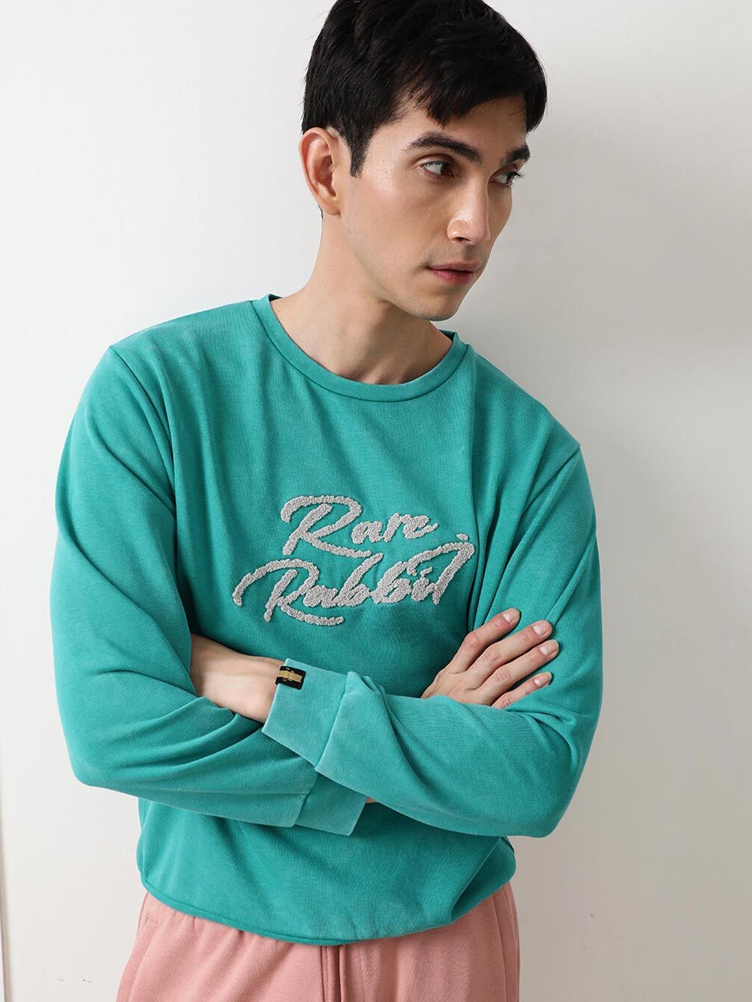 RARE RABBIT Men Fern Slim Fit Sweatshirt