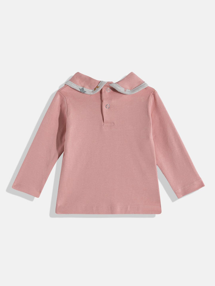 Moms Love Infant Girls Printed Pure Cotton Clothing Set