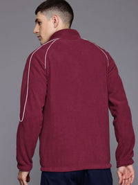 HRX by Hrithik Roshan Mock Collar Fleece Sweatshirt