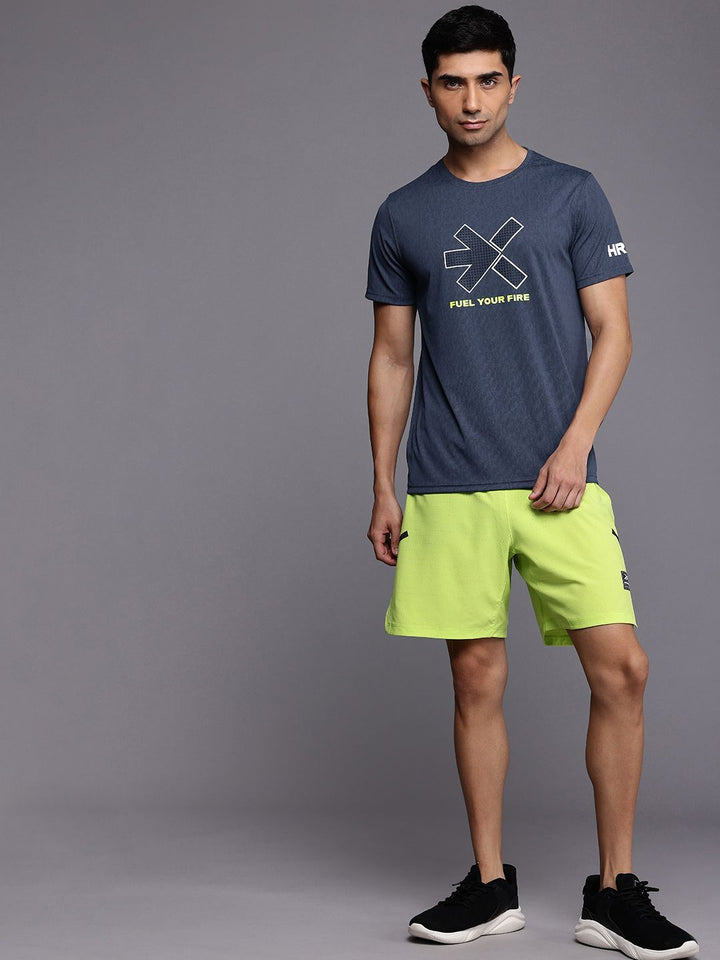 HRX by Hrithik Roshan Sculptflex Brand Logo Printed Training T-shirt