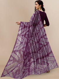 KALINI Floral Yoke Design A-Line Kurta With Palazzos & Dupatta
