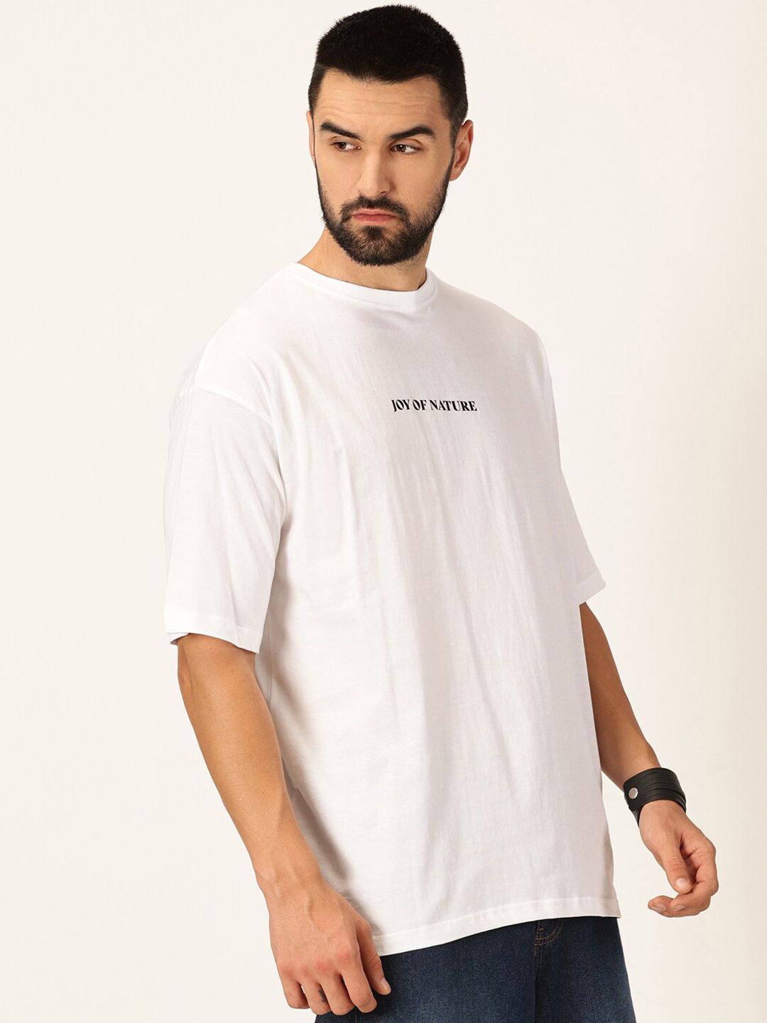 Thomas Scott Oversized Graphic Printed Cotton Bio Finish T-shirt