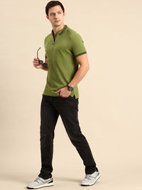 Being Human Polo Collar Pure Cotton T-shirt