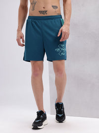 HRX by Hrithik Roshan Men Typography Print Rapid-Dry Running Shorts