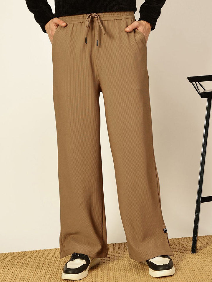 Thomas Scott Men Smart Loose Fit Parallel Trousers