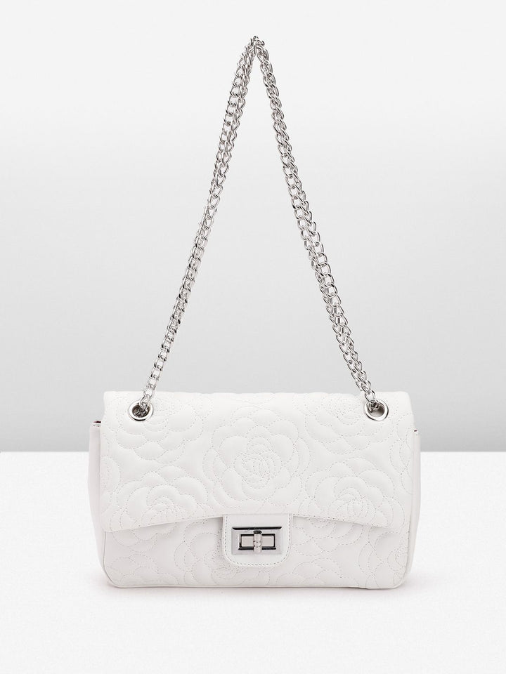 Lino Perros Beg Sling Berstruktur Floral Floral