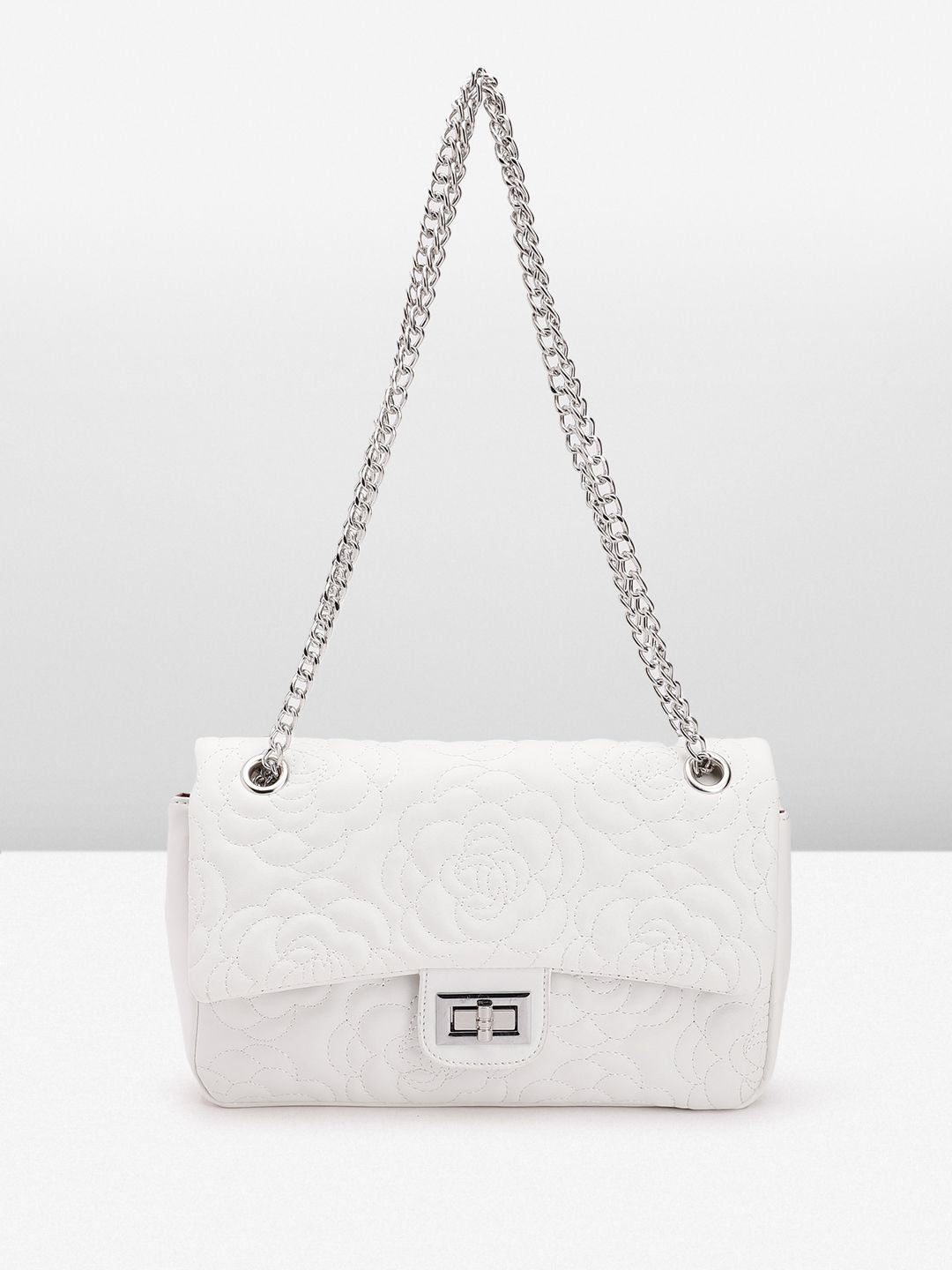 Lino Perros Beg Sling Berstruktur Floral Floral