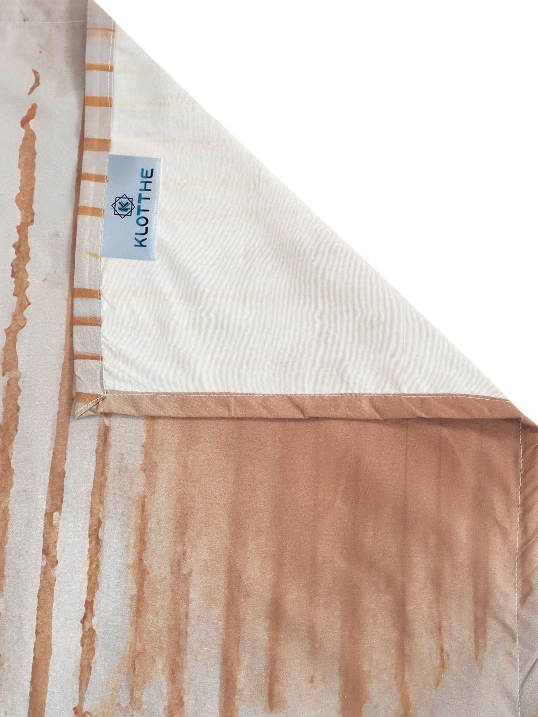 Moda Rapido X KLOTTHE Grey & Copper-Toned 400 TC King Bedsheet with 2 Pillow Covers