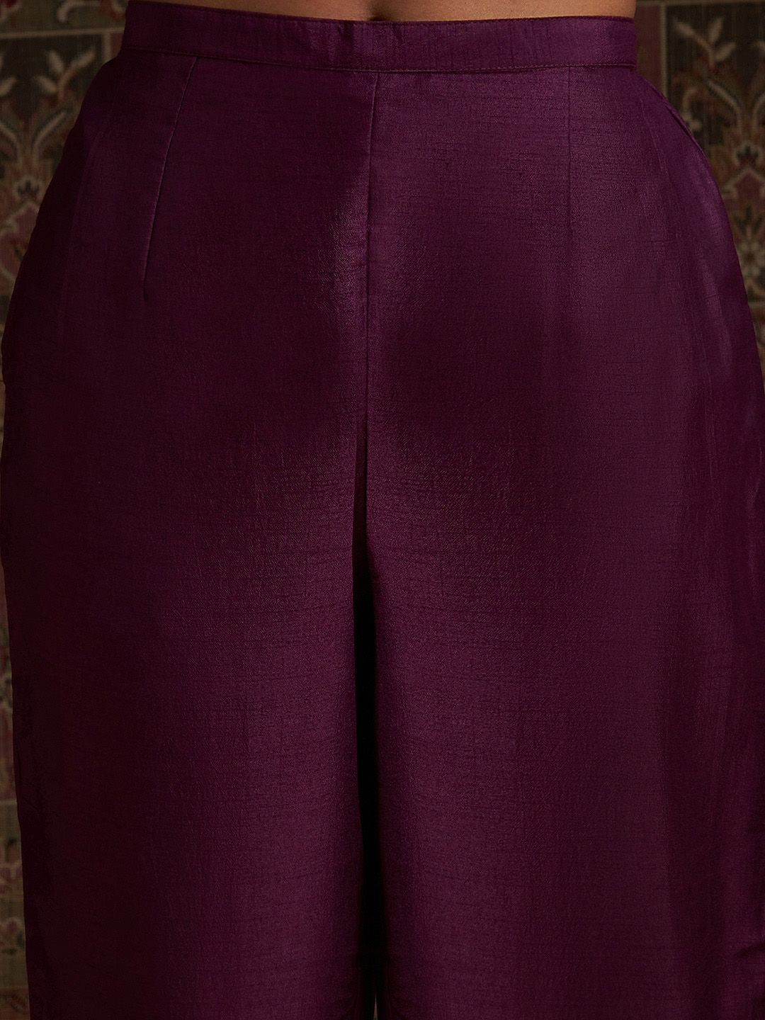 Indo Era Yoke Design Embroidered Regular Kurta With Trousers & With Dupatta