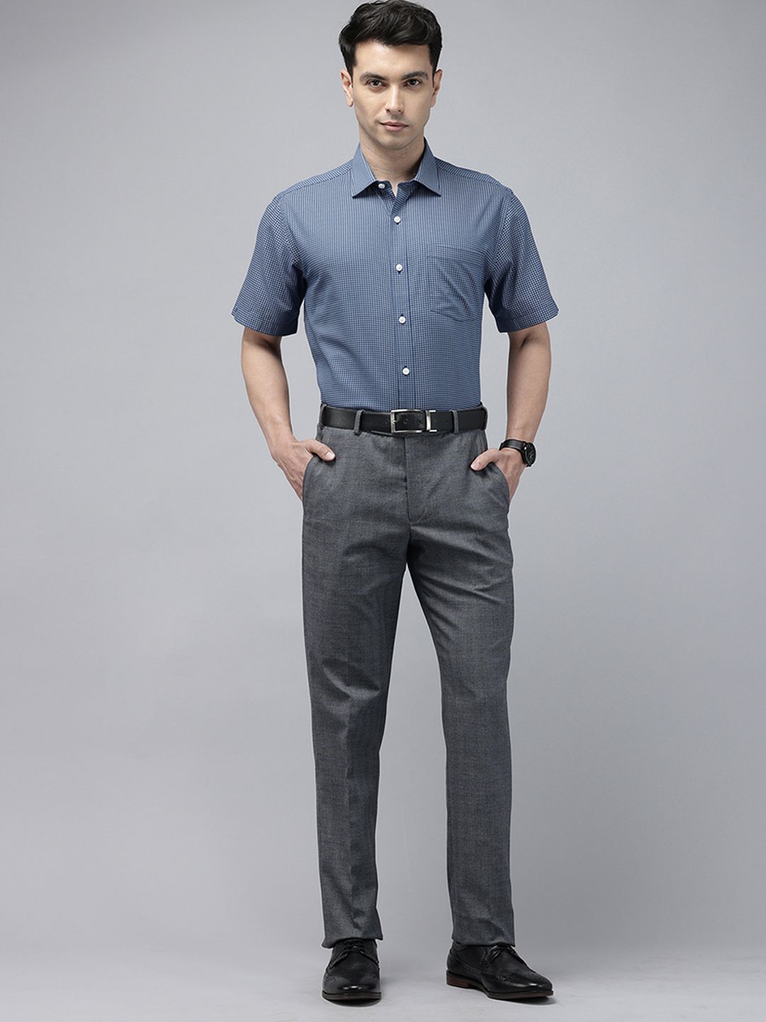 Park Avenue Floral Printed Formal Shirt