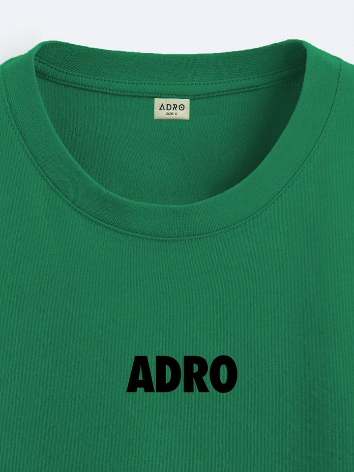 ADRO Men Typography Printed Applique T-shirt