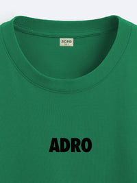 ADRO Men Typography Printed Applique T-shirt