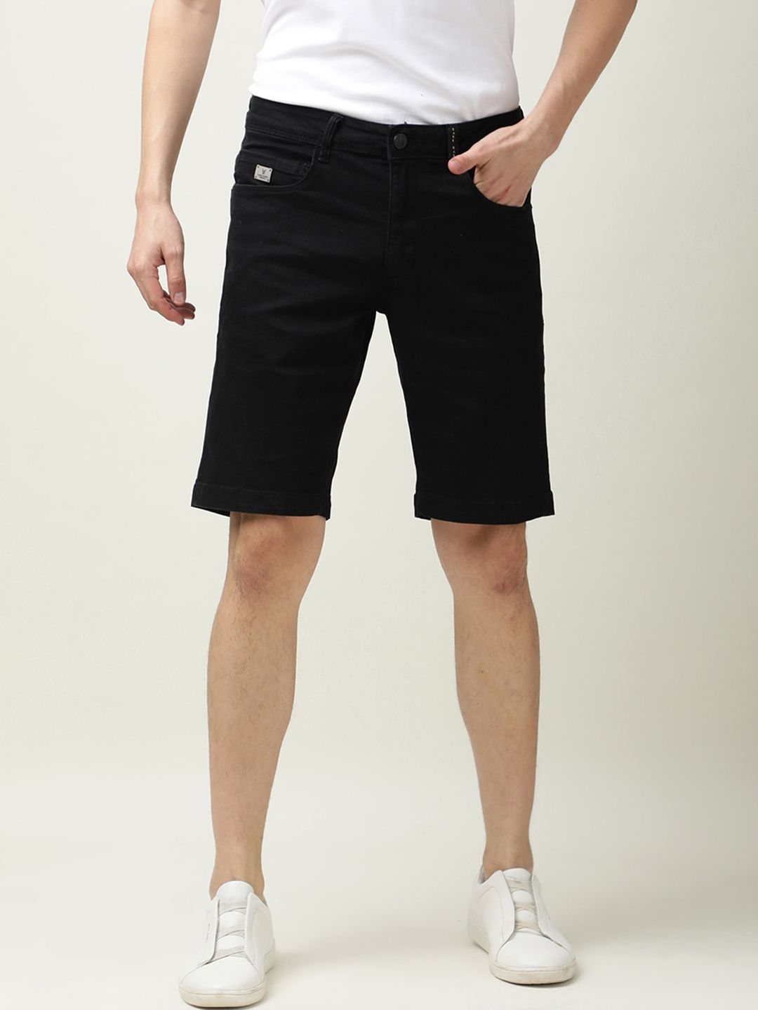 RARE RABBIT Men Switch Slim Fit Knee Length Shorts