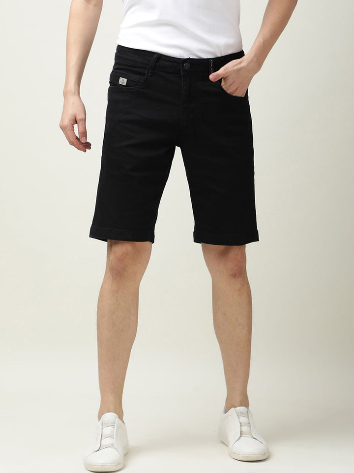 RARE RABBIT Men Switch Slim Fit Knee Length Shorts