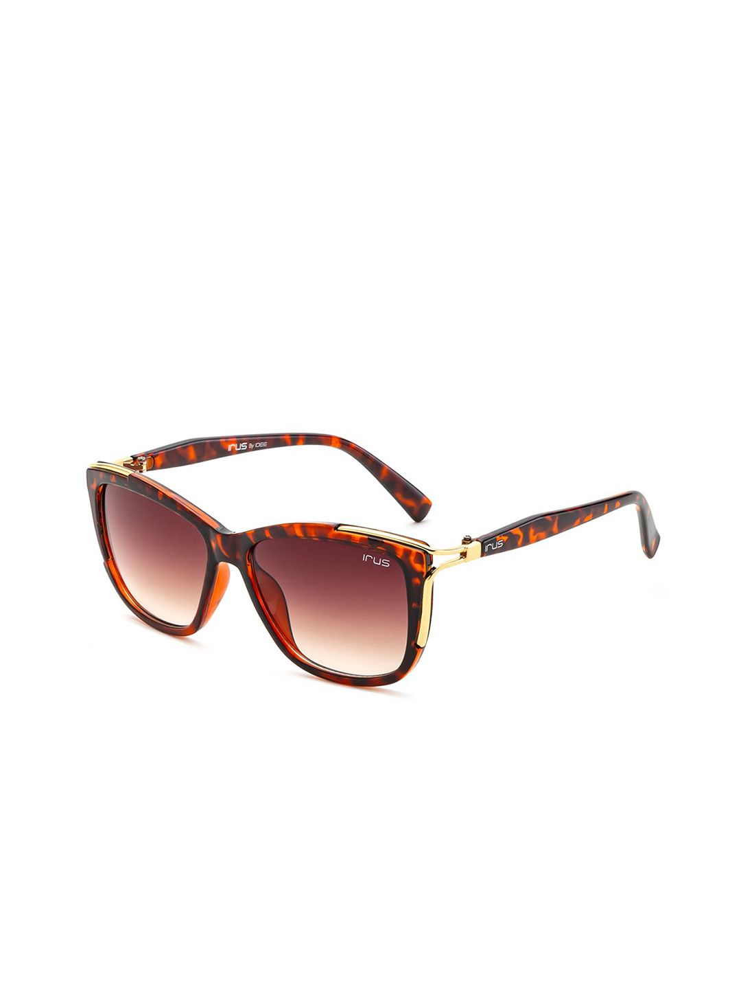 IRUS by IDEE Women Square Sunglasses with UV Protected Lens IRS1208C2SG