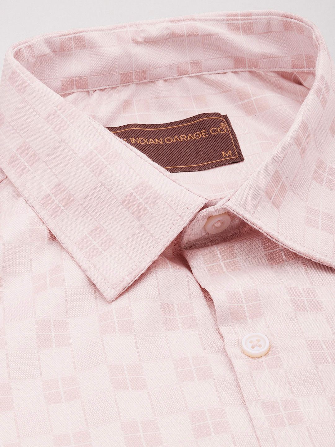 The Indian Garage Co. X Luxe Slim Fit Checked Formal Shirt