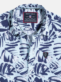 Monte Carlo Boys Abstract Printed Casual Smart Fit Shirt