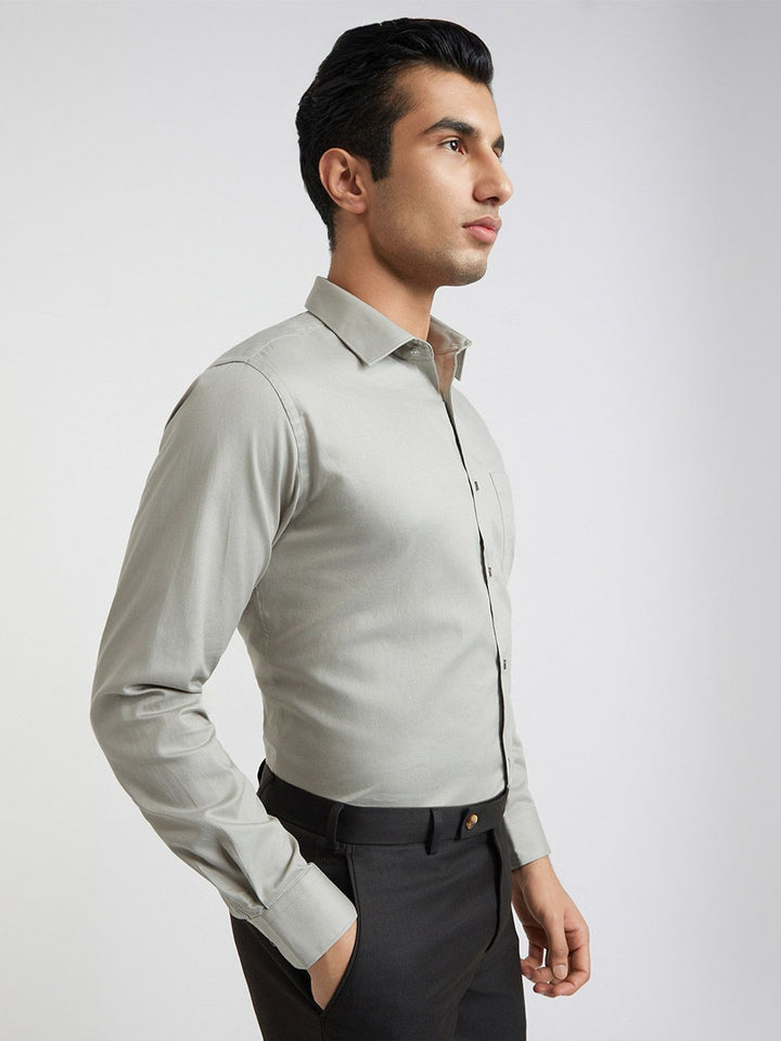 Raymond Slim Fit Opaque Pure Cotton Formal Shirt