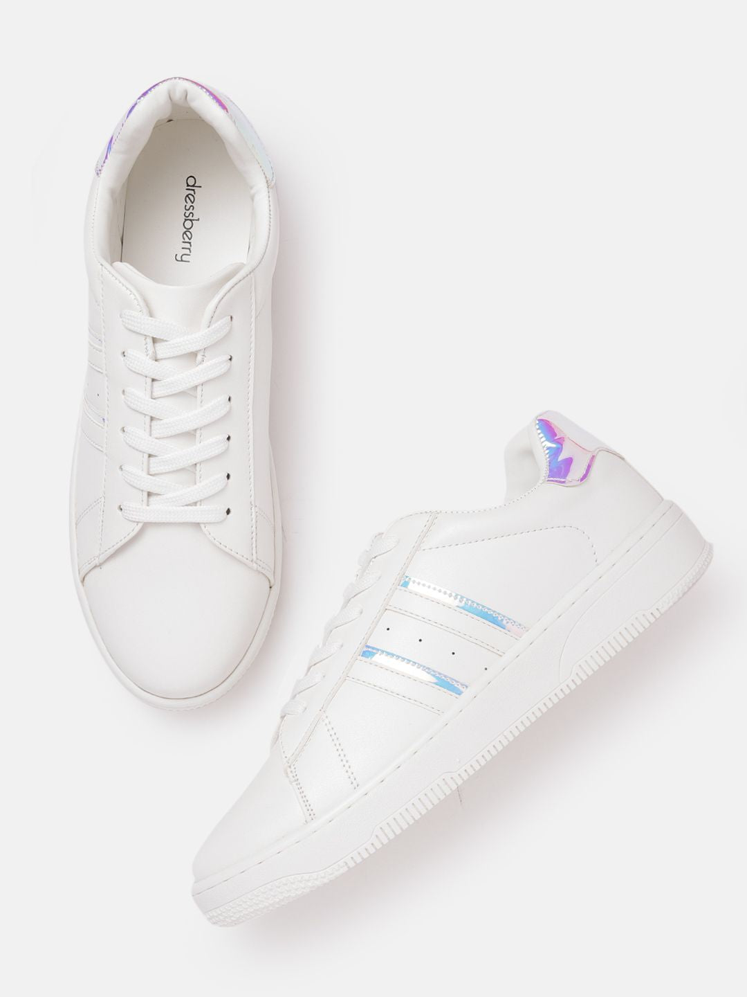 DressBerry Women Perforated Detail Sneakers