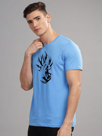 ADRO Men Typography Printed Raw Edge T-shirt