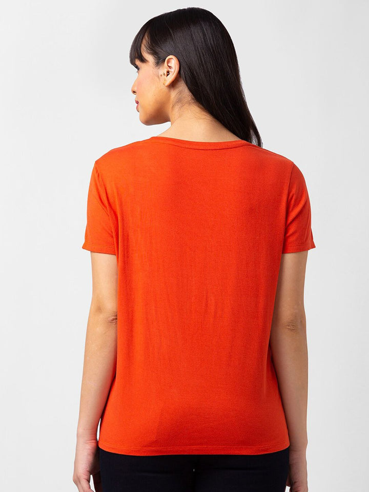 SPYKAR Women Floral Printed T-shirt