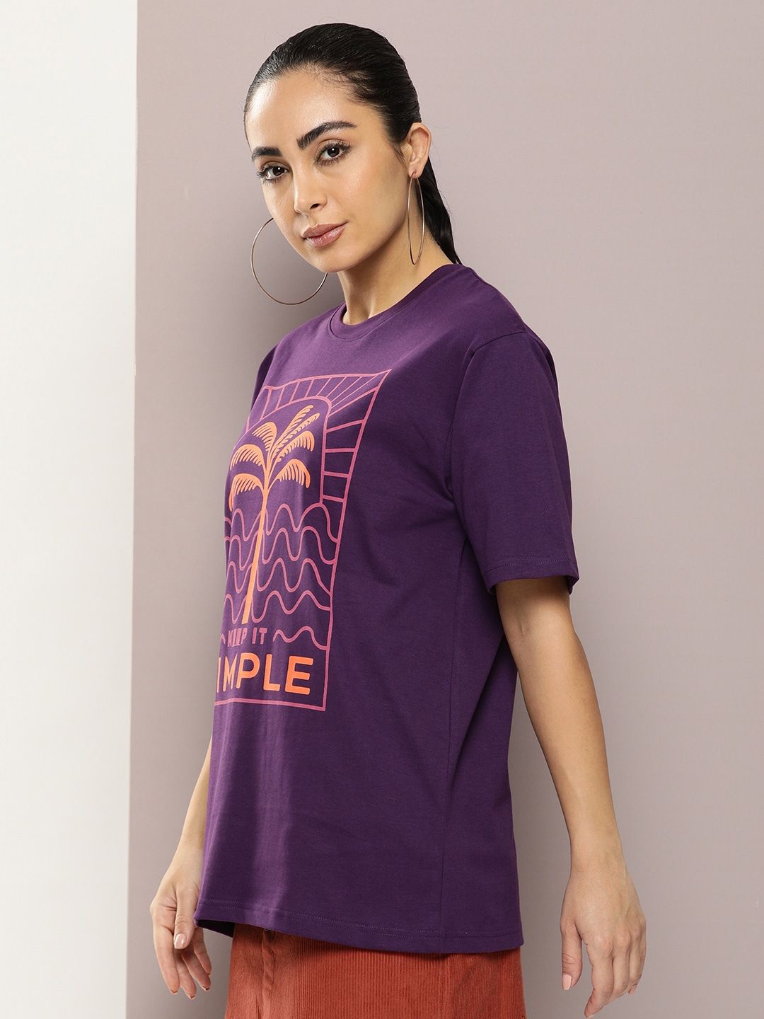 DILLINGER Graphic Printed Oversized Pure Cotton T-Shirt
