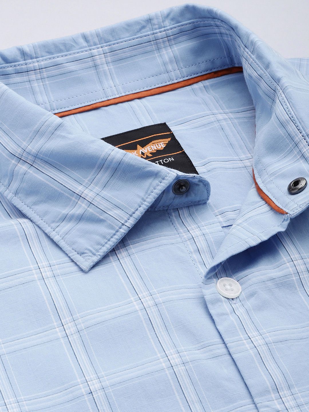 Park Avenue Pure Cotton Slim Fit Checked Shirt