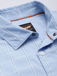Park Avenue Pure Cotton Slim Fit Checked Shirt