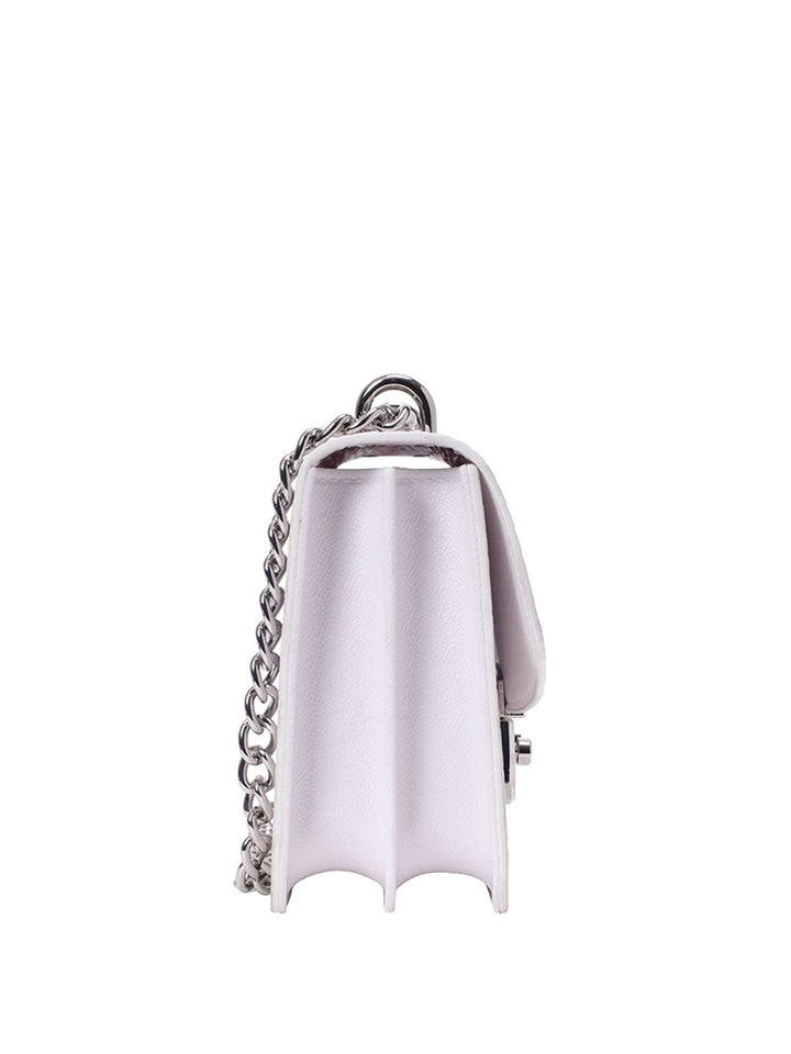 Lino Perros Croc Textured Structured Shoulder Bag