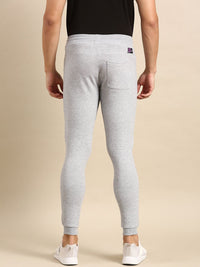 Being Human Men Mid-Rise Joggers With Patchwork Detail On Knees