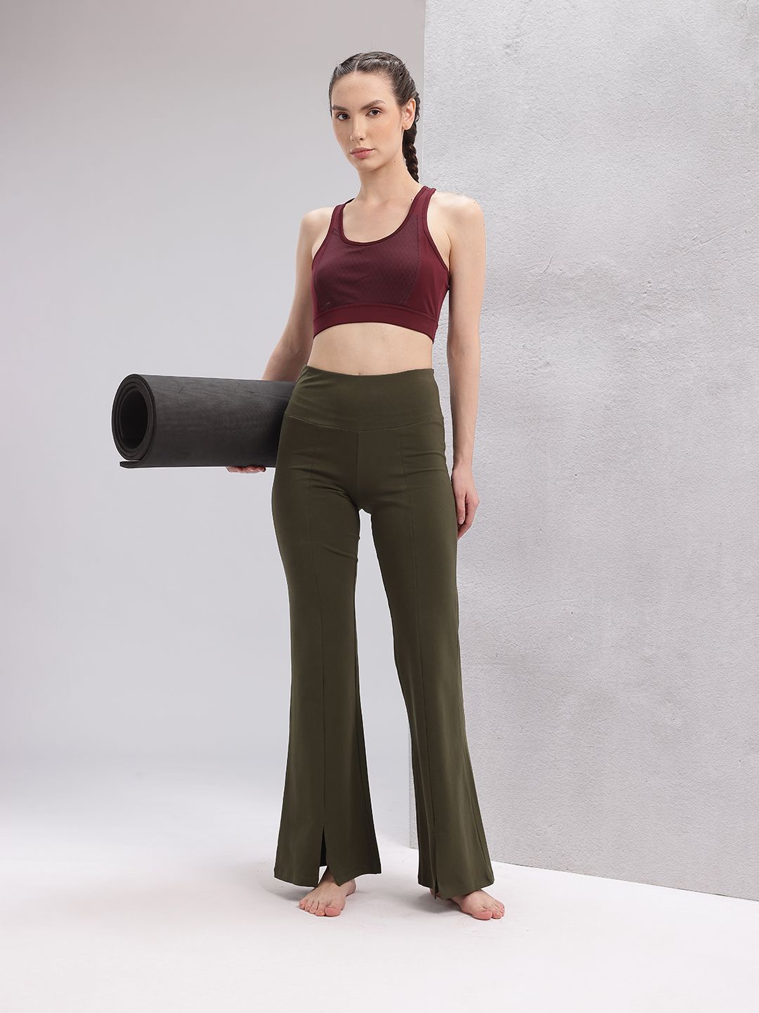 HRX by Hrithik Roshan Women Mid-Rise Skinny Fit Yoga Tights