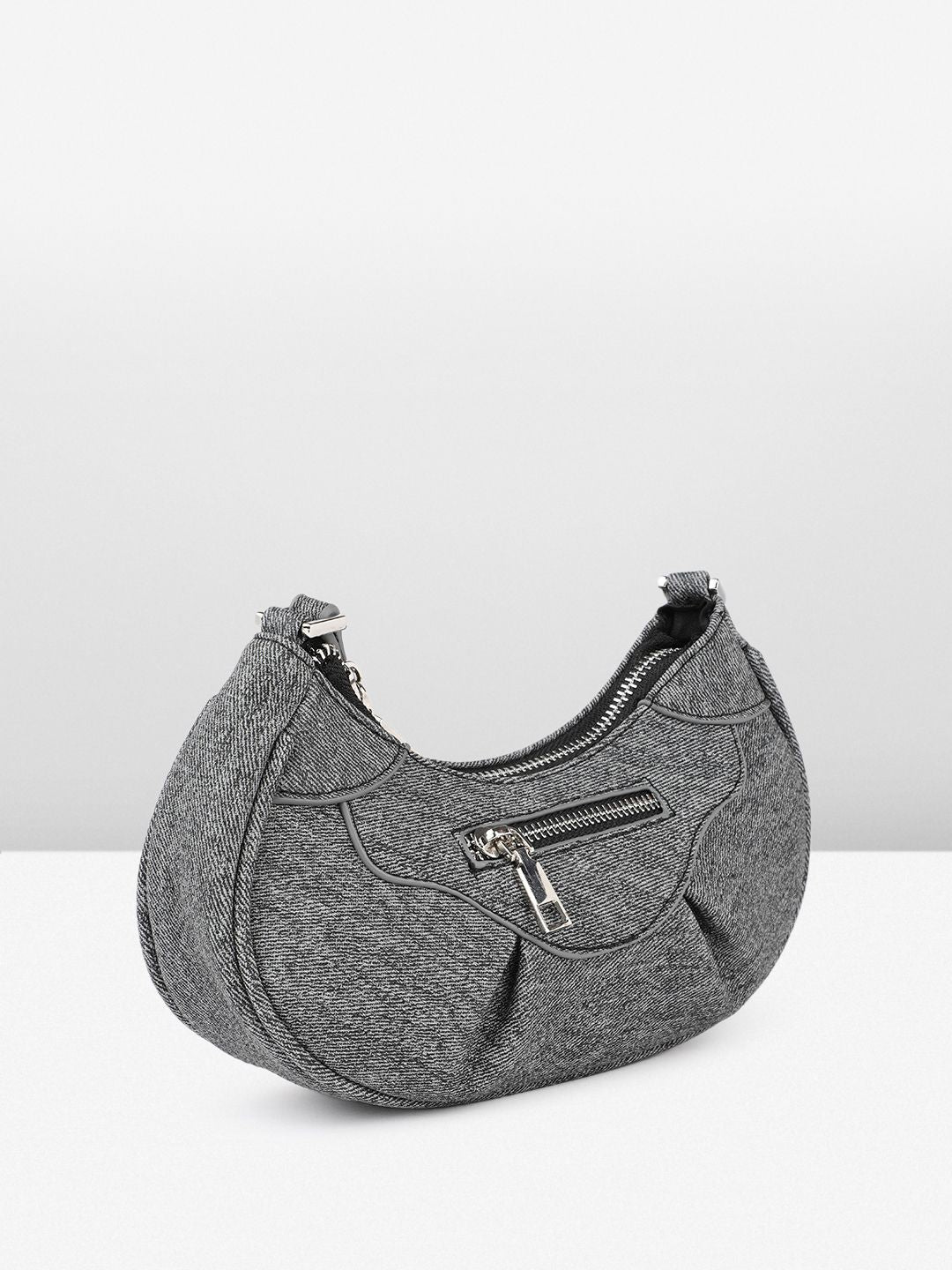 DressBerry Textured Mini Hobo Style Sling Bag