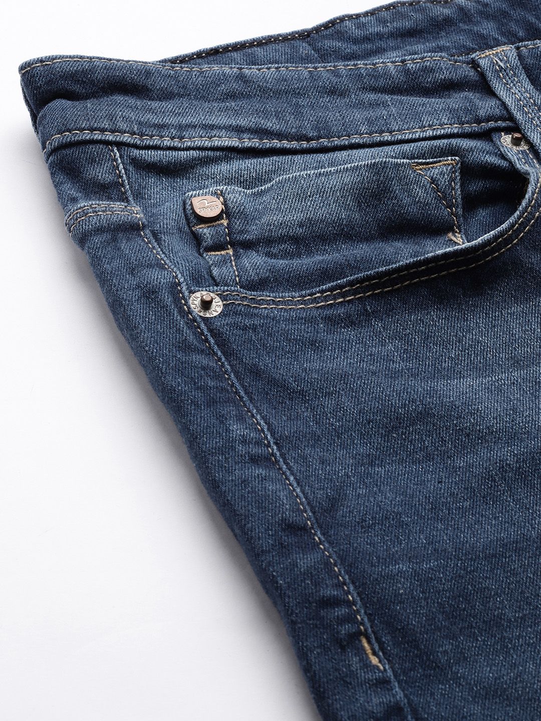 SPYKAR Men Blue Skinny Fit Low-Rise Light Fade Stretchable Jeans