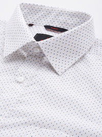 Raymond Pure Cotton Slim Fit Printed Formal Shirt