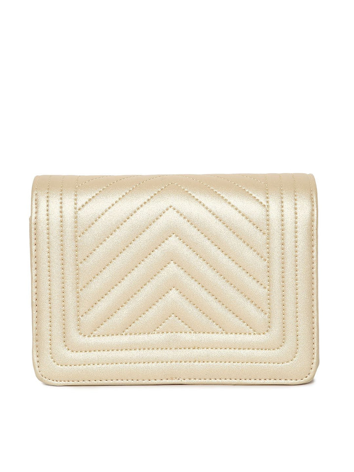 Lino Perros Gold-Toned Quilted Sling Bag