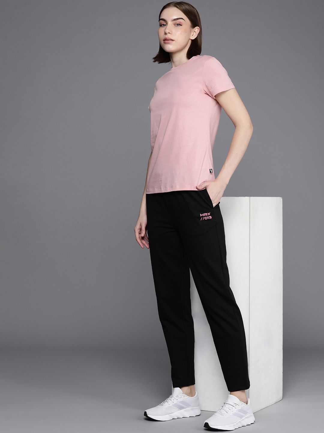HRX by Hrithik Roshan Women Minimal Printed Training Lifestyle Track Pants