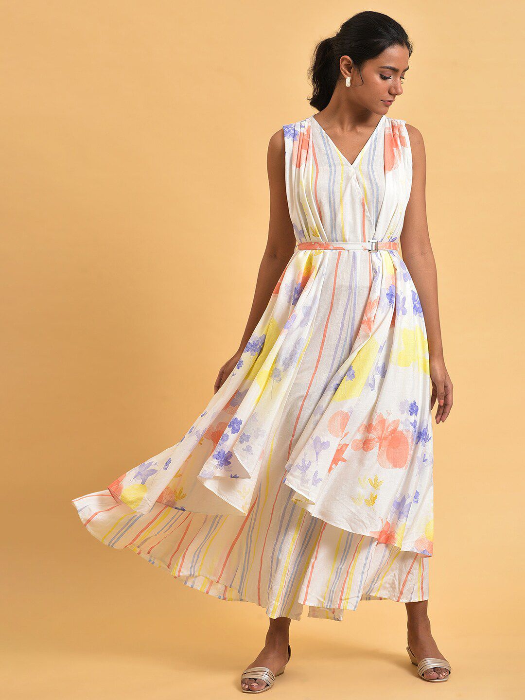 W Women Printed Basic Jumpsuit