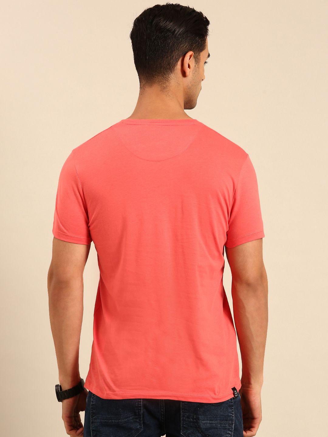 Being Human Brand Logo Printed Pure Cotton T-shirt