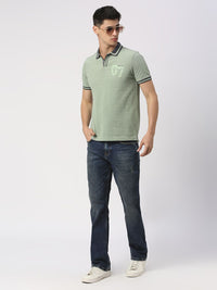Being Human Men Polo Collar Solid T-shirt