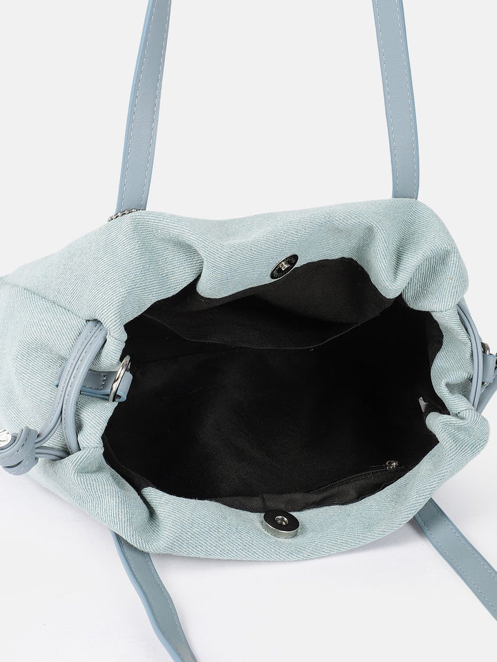 DressBerry Textured Shoulder Bag