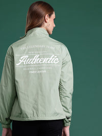 DressBerry Bomber Jacket with Mock Collar