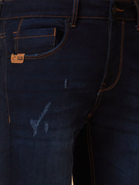 Being Human Men Slim Fit Low Distress Light Fade Jeans