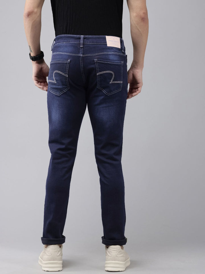 SPYKAR Men Skinny Slim Fit Low-Rise Light Fade Stretchable Jeans