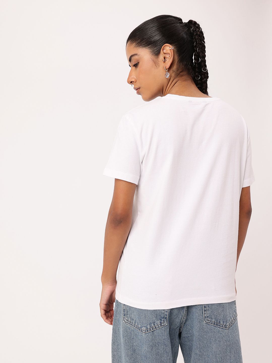 DressBerry Printed Relaxed Fit T-shirt
