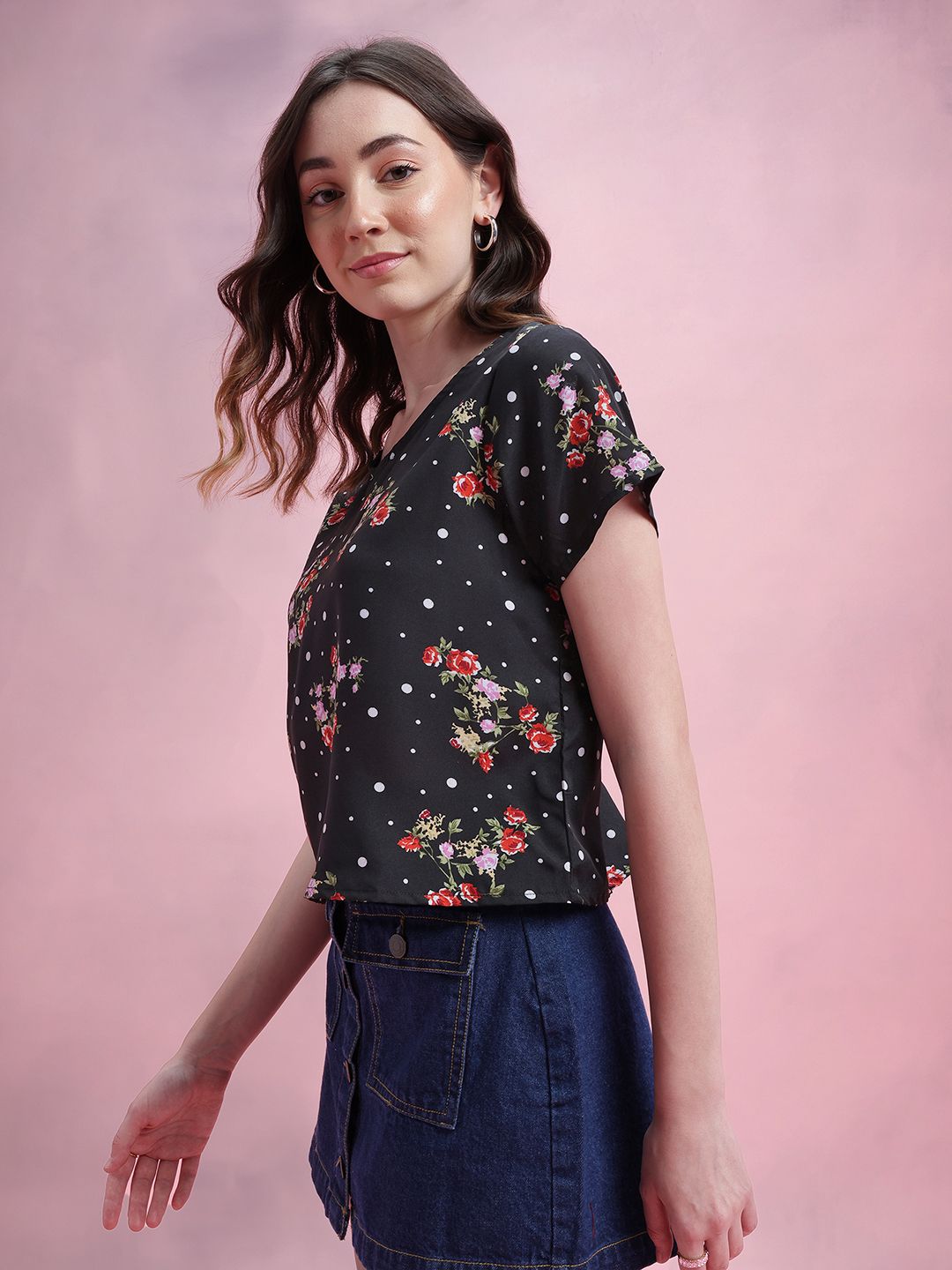 DressBerry Floral Print Top